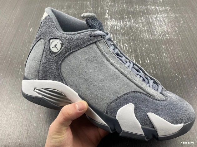 Rep TBkick Grey Flint Jordan 14 Air FJ3460-012 0817